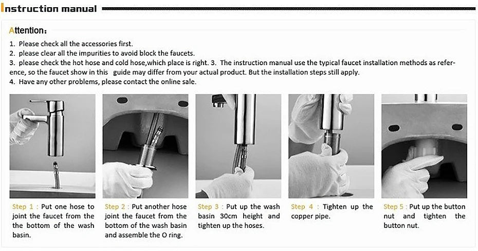 Brushed Nickel Kitchen Faucet Single Hole LED Style