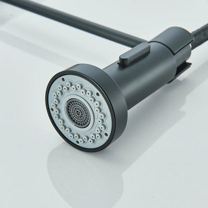 Chrome Spring Pull Down Kitchen Faucet