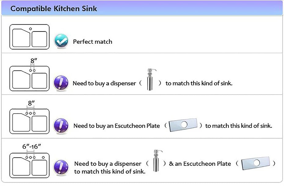 Brushed Nickel Kitchen Faucet Single Hole LED Style