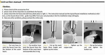 Brushed Nickel Kitchen Faucet Single Hole LED Style